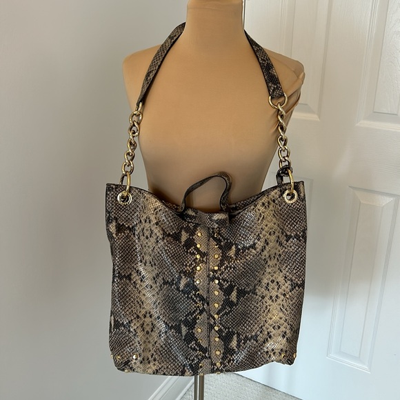 Michael Kors Uptown Astor Bag Snakeskin Print - Picture 3 of 14